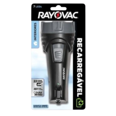 LANTERNA RAYOVAC 7 LEDS RECAR BIVOLT SM