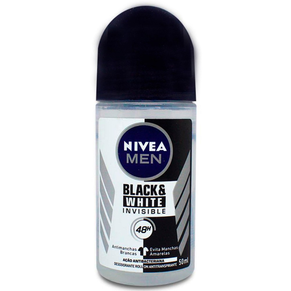 DESODORANTE NIVEA ROLL-ON FOR BLACK & WHITE 50ML