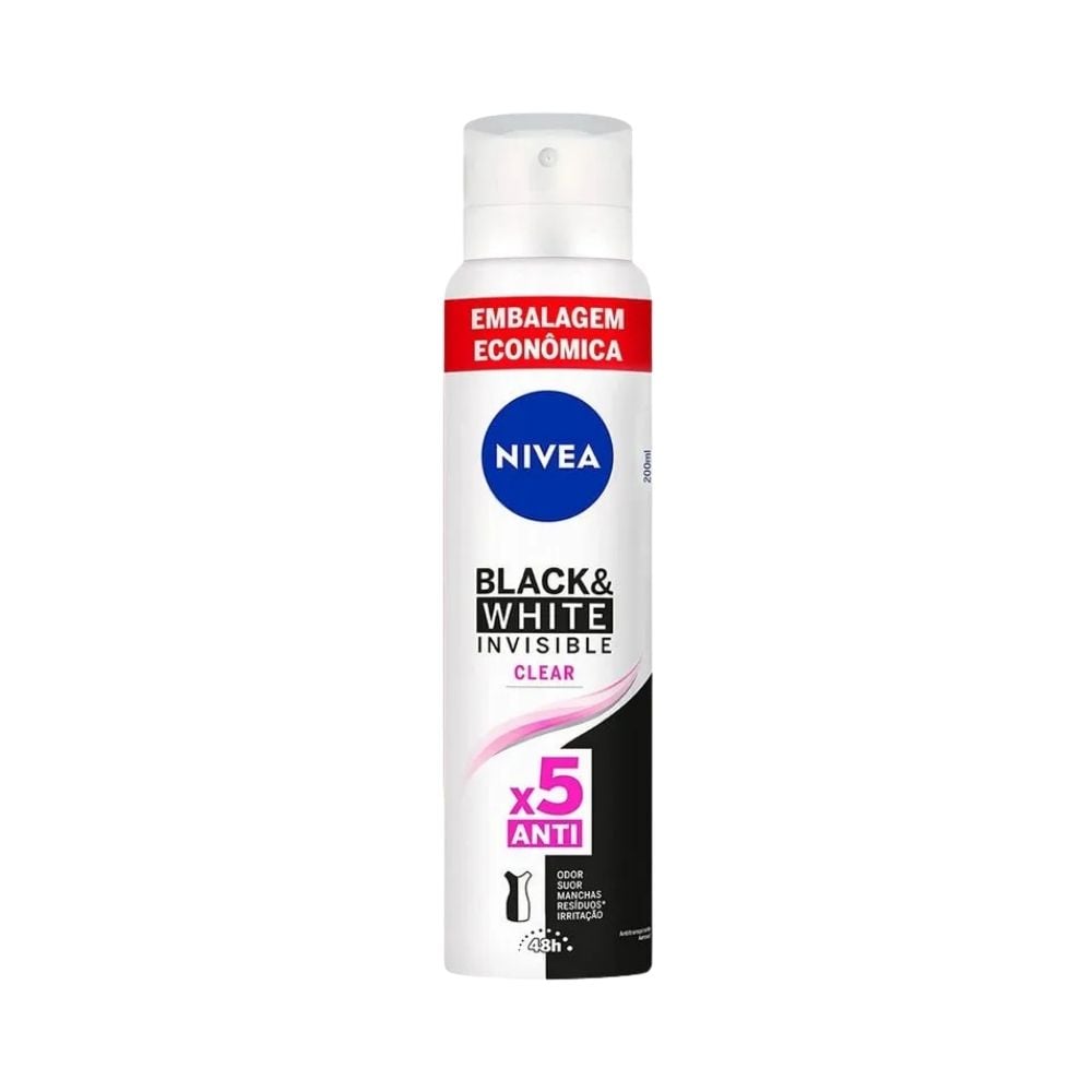 DESOD NIVEA AERO MEN BLACK WHIT ECO 200M