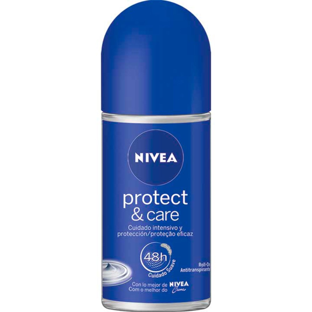 DESODORANTE NIVEA ROLL-ON FEMININO PROTECT CARE 50M