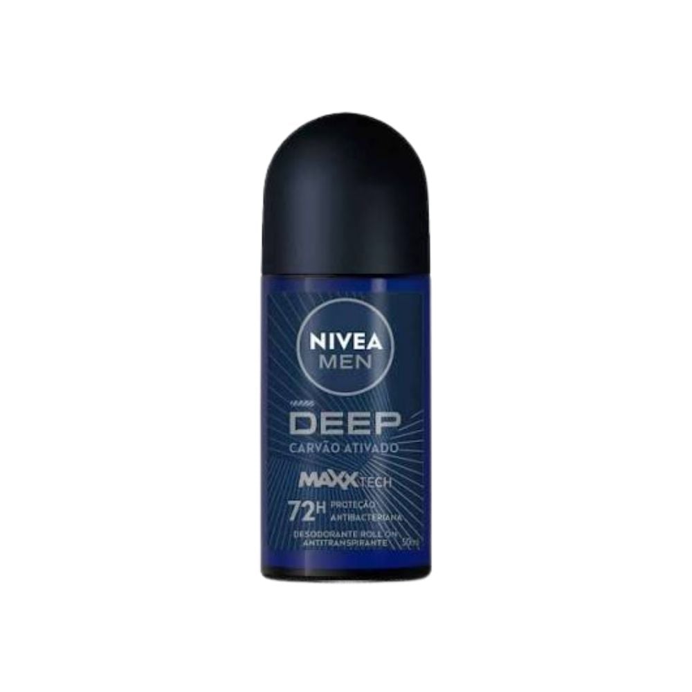DESOD NIVEA ROLL-ON MEN DEEP CARVAO 50ML