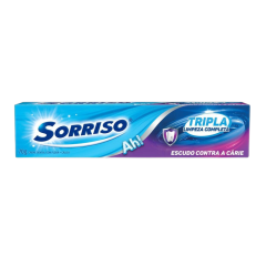 CREME DENTAL SORRISO TRIPLA LIMPEZA COMPLETA 70GR