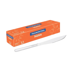 FACA TRAMONTINA CHURRASCO INOX 4 BUZIOS 12UN