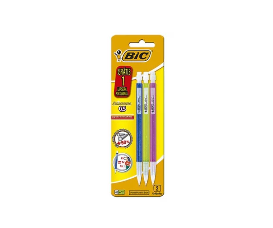 LAPISEIRA BIC CORES DIVERSAS 05MM