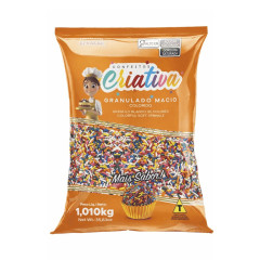 CHOCOLATE GRANULADO COLORIDO KI-KAKAU 1,01KG