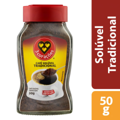 CAFE 3 CORACOES SOLUV TRADIC VDO 50GR