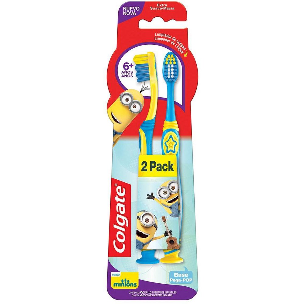 ESC DENT COLGATE SMILES MINIONS L2 6ANOS