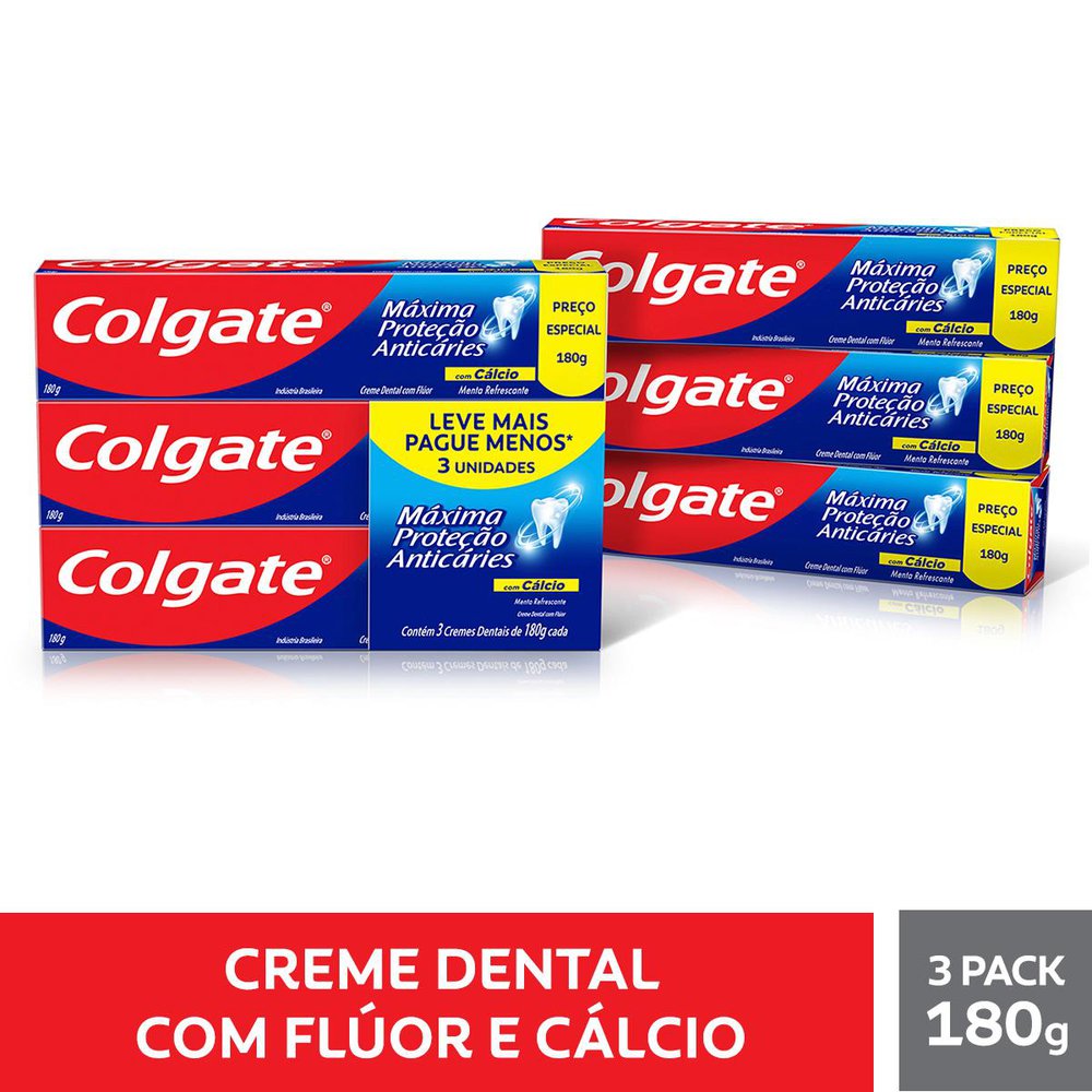 CD COLGATE MPA 180GR 3 PACK