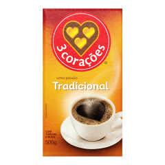CAFE 3 CORACOES VACUO TRADICIONAL 500GR