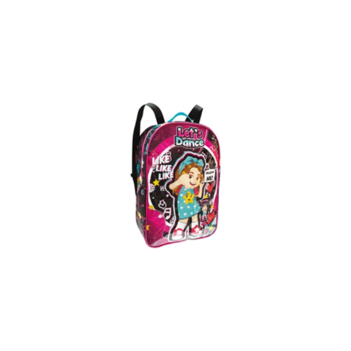 MOCHILA KIT INFANTIL LETS DANCE TAMANHO 15