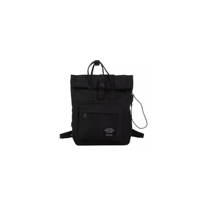 MOCHILA KIT JUVENIL FLAP BLACK TAMANHO 15,7