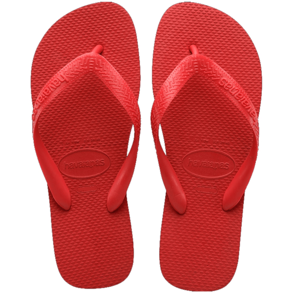 SANDALIA HAVAIANAS COLOR VERMELHO RUBI 43/44