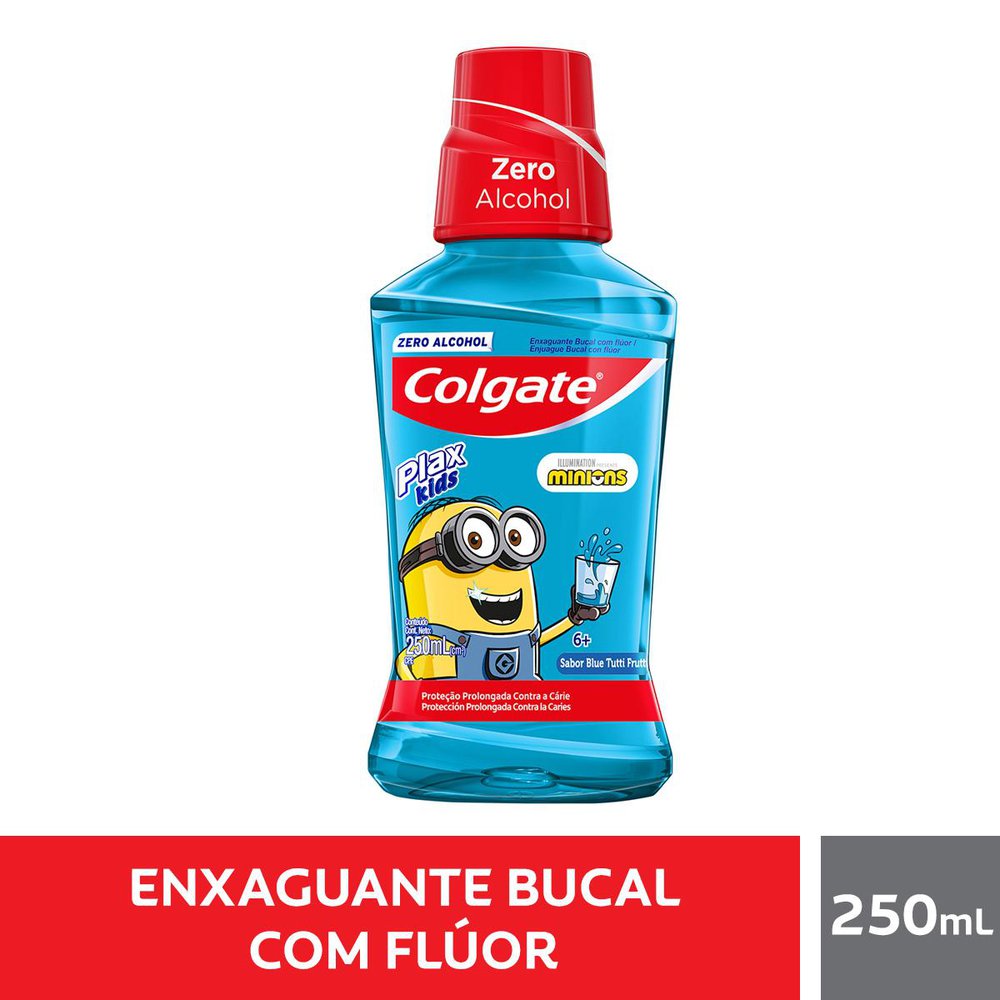 ANTISEPTICO BUCAL COLGATE PLAX KIDS MINIONS 250M