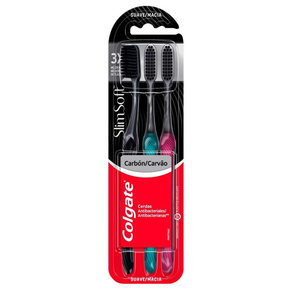 ESC DENT COLGATE SLIM SOFT BLACK 1UN