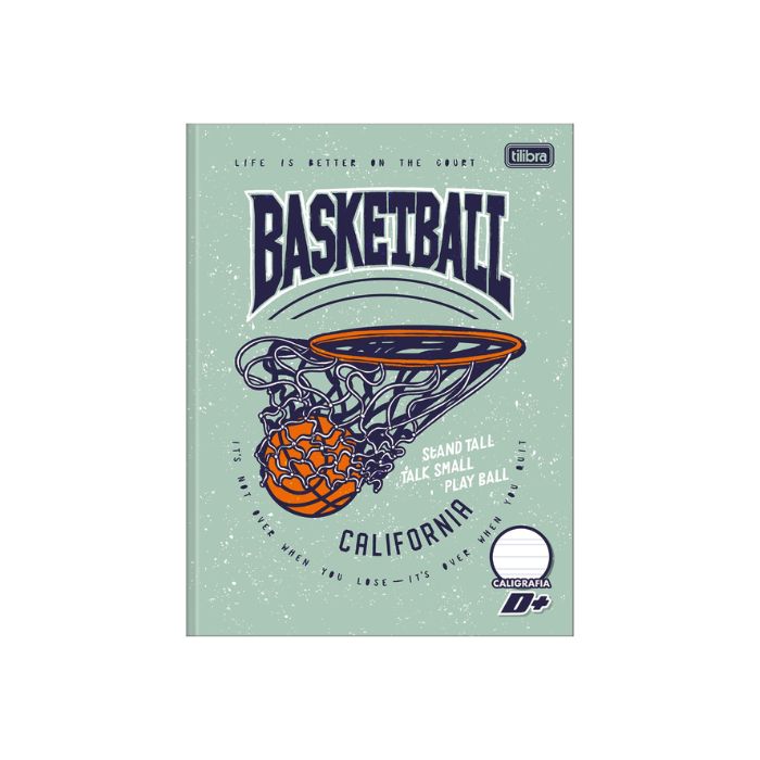 CADERNO TILIBRA CAPA DURA COSTURADO D+ CALIGRAFIA 40 FOLHAS