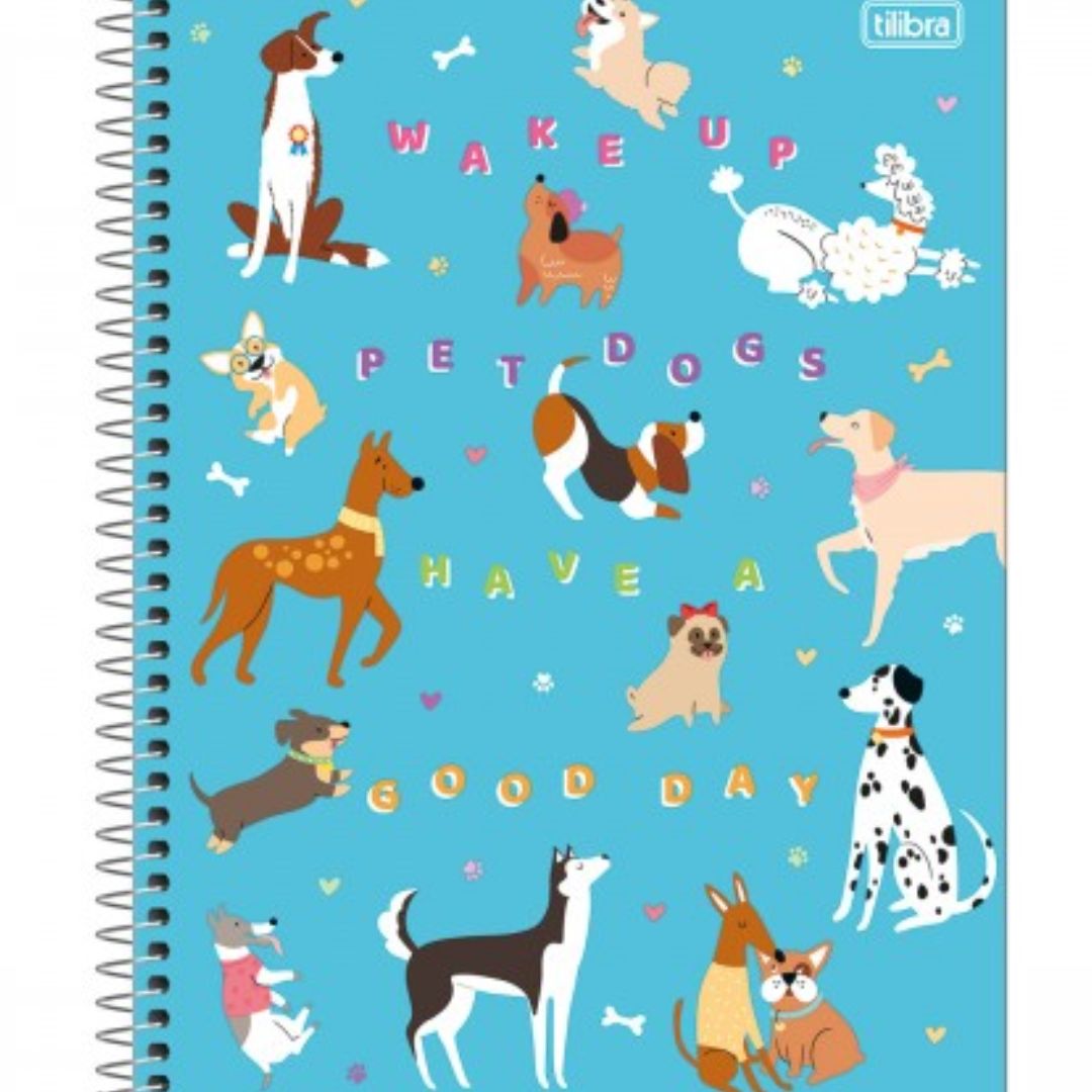 CADERNO TILIBRA CAPA DURA UNIVERSITARIO HUG ME 10 MATERIAS 160 FOLHAS