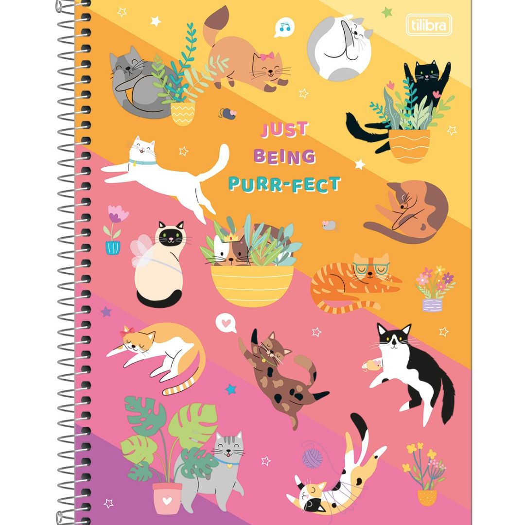 CADERNO TILIBRA CAPA DURA UNIVERSITARIO HUG ME 20 MATERIAS 320 FOLHAS