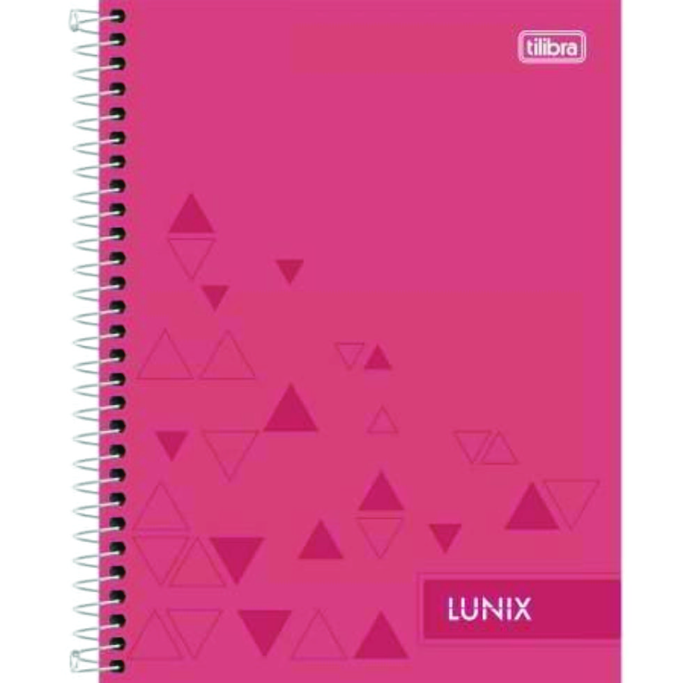 CADERNO TILIBRA CAPA DURA UNIVERSITARIO LUNIX 10 MATERIAS 160 FOLHAS 