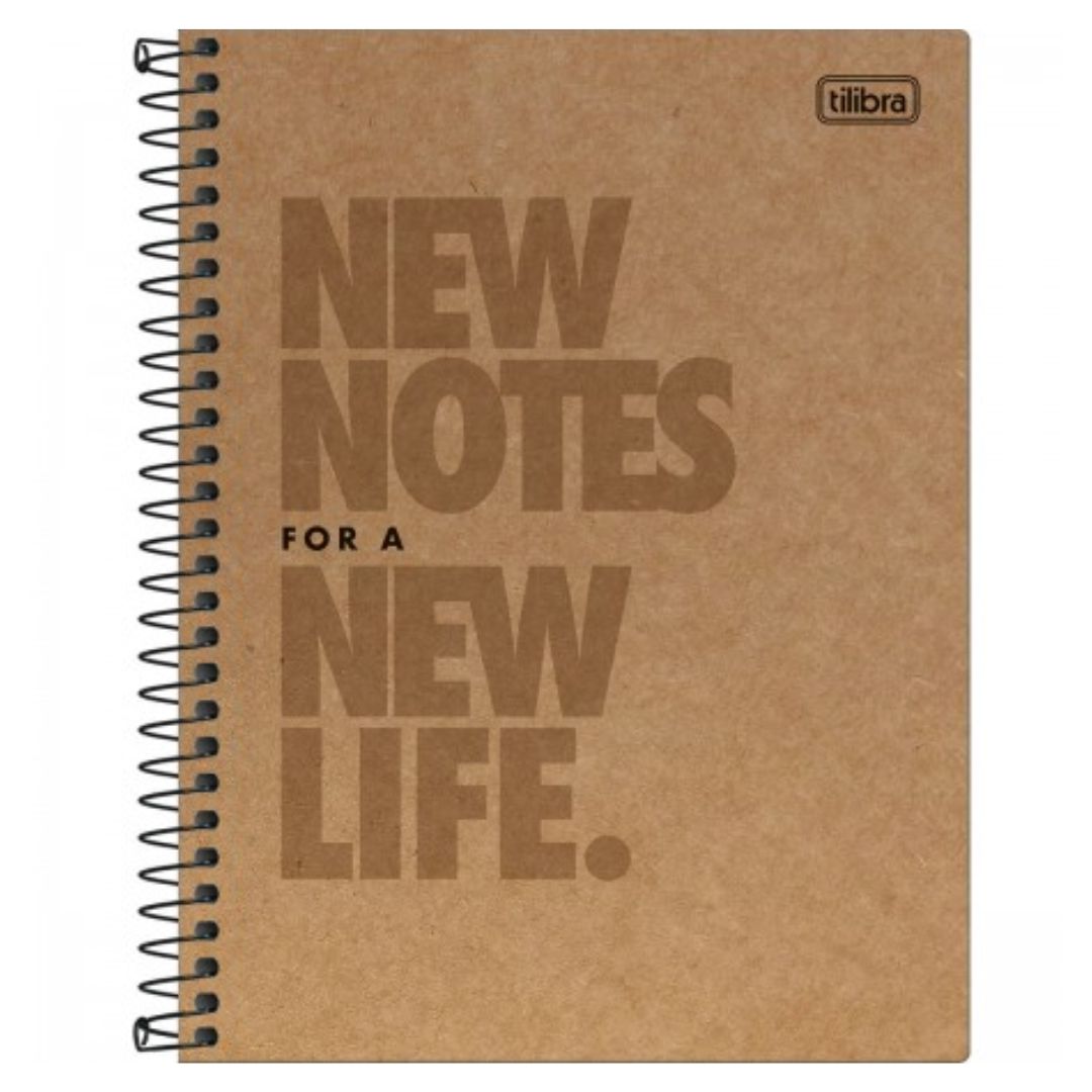 CADERNO TILIBRA CAPA DURA UNIVERSITARIO KRAFTWORK 1 MATERIA 80 FOLHAS