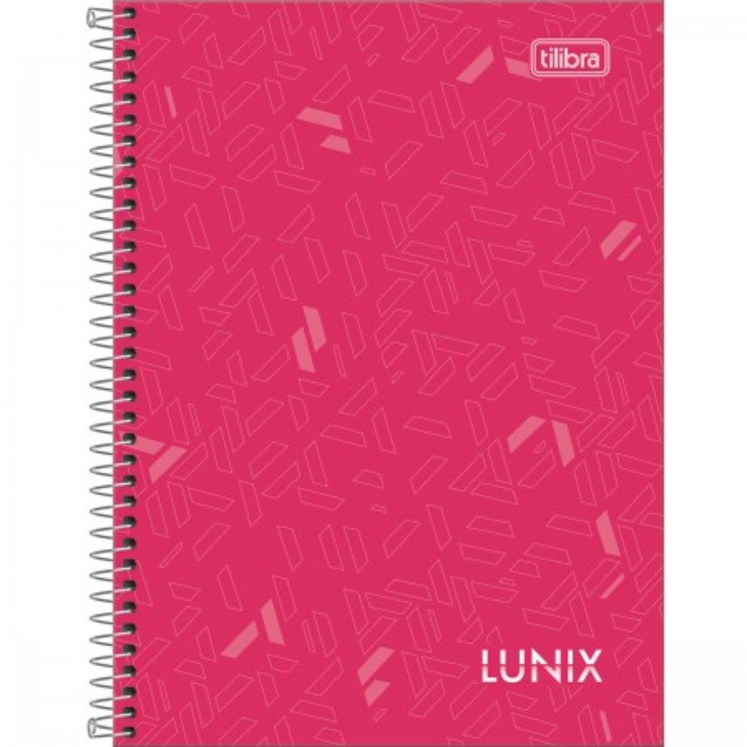 CADERNO TILIBRA CAPA DURA ESPIRAL 1/4 LUNIX 160 FOLHAS