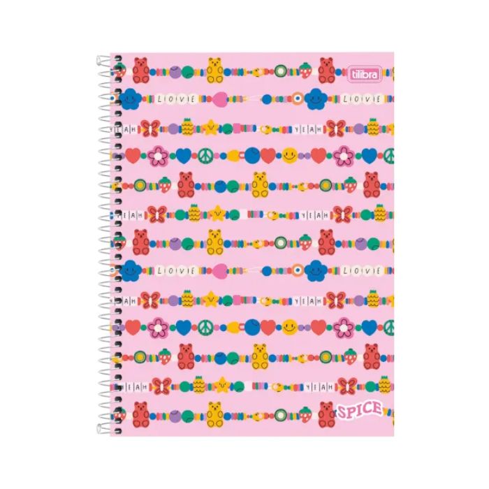 CADERNO TILIBRA CAPA DURA UNIVERSITARIO SPICE FEMININO 16 MATERIAS 192 FOLHAS