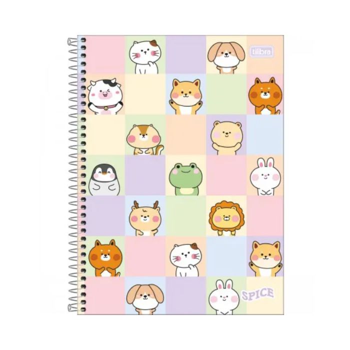 CADERNO TILIBRA CAPA DURA UNIVERSITARIO SPICE FEMININO 12 MATERIAS 192 FOLHAS