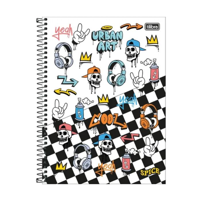CADERNO TILIBRA CAPA DURA UNIVERSITARIO SPICE MASCULINO 12 MATERIAS 192 FOLHAS