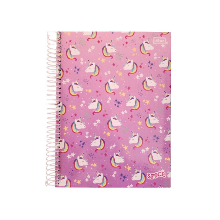 CADERNO TILIBRA CAPA DURA UNIVERSITARIO SPICE FEMININO 20 MATERIAS 320 FOLHAS