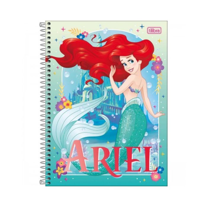 CADERNO TILIBRA CAPA DURA UNIVERSITARIO PRINCESAS FIT 1 MATERIA 80 FOLHAS