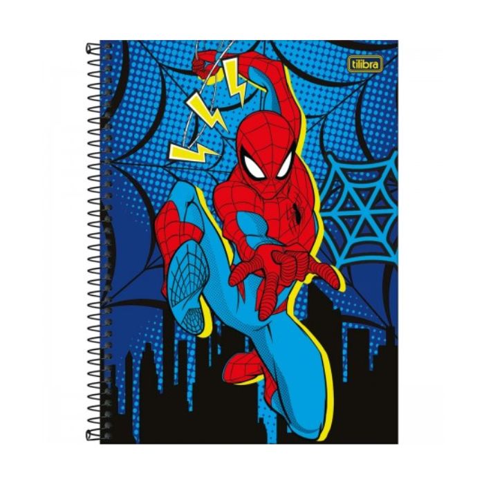 CADERNO TILIBRA CAPA DURA UNIVERSITARIO SPIDER FIT 1 MATERIA 80 FOLHAS