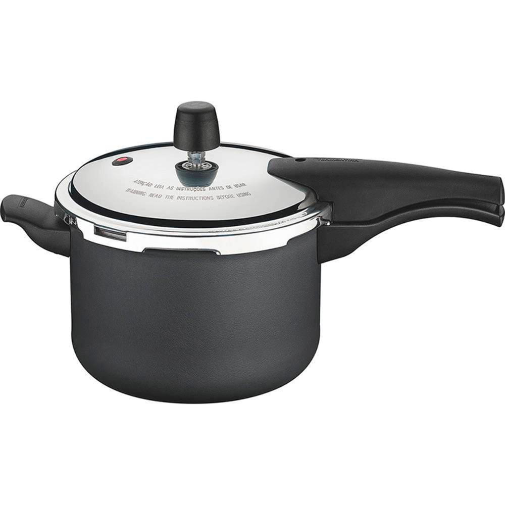 PANELA PRESSAO TRAMONTINA FECHAMENTO EXTERNO PRETO 4,5L