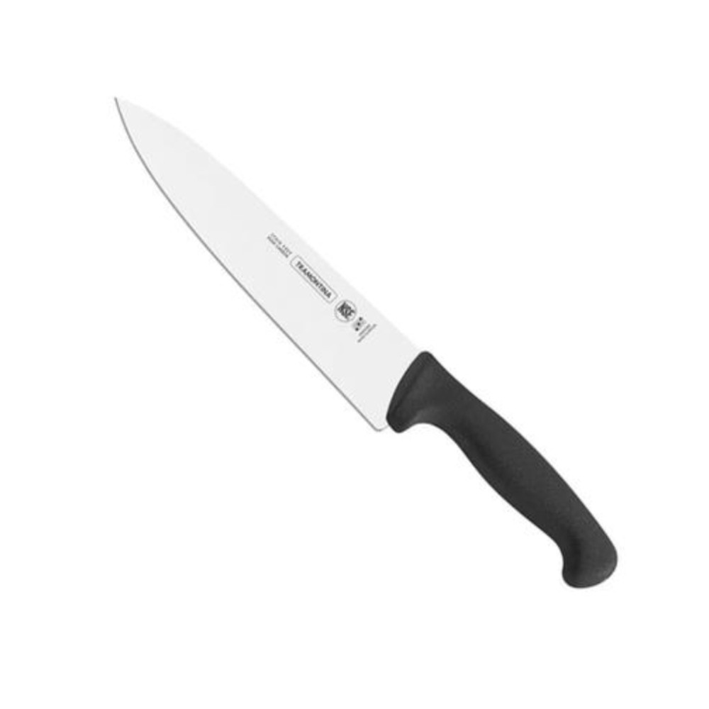 FACA TRAMONTINA CHEF INOX 8° CABO PRETO