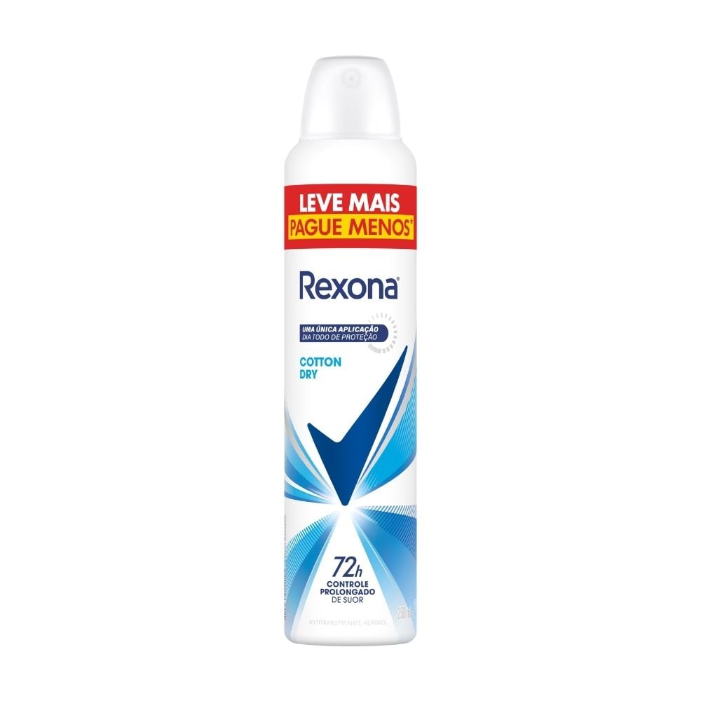 DESOD REXONA AERO FEM COT DRY L+P- 250ML