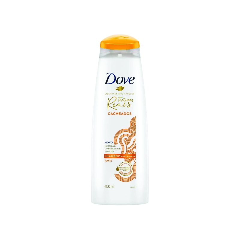 SHAMPOO DOVE CACHEADO TEXTURAS REAIS 400 ML