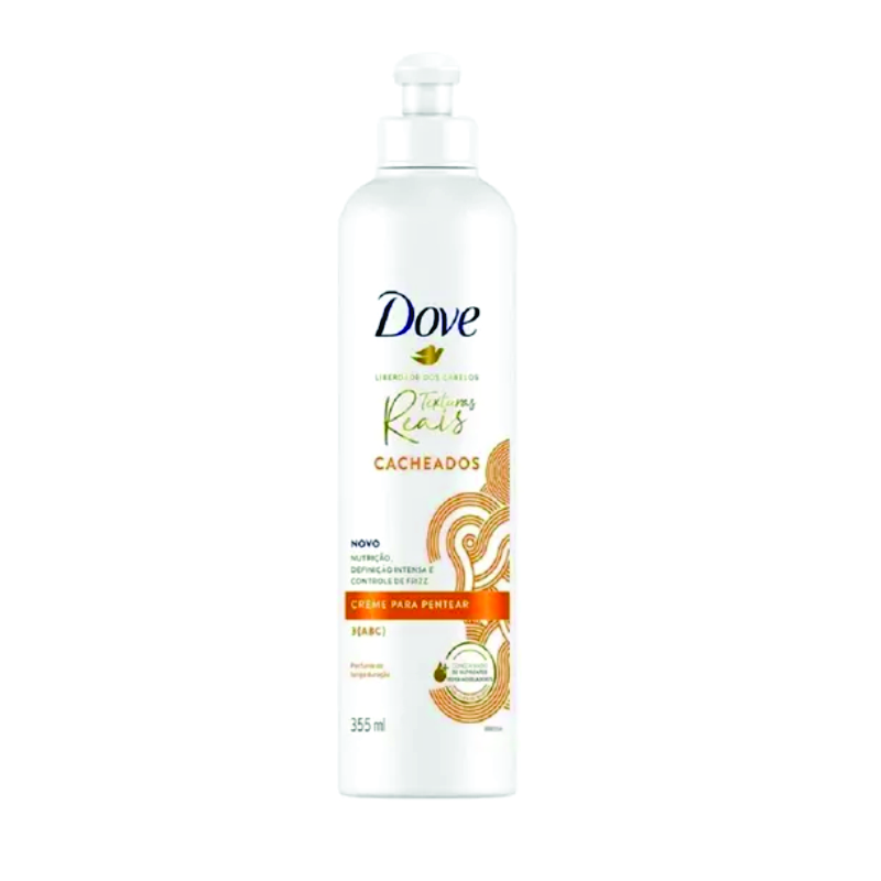 CREME PARA PENTEAR DOVE CACHEADO TEXTURADO REAIS 355ML