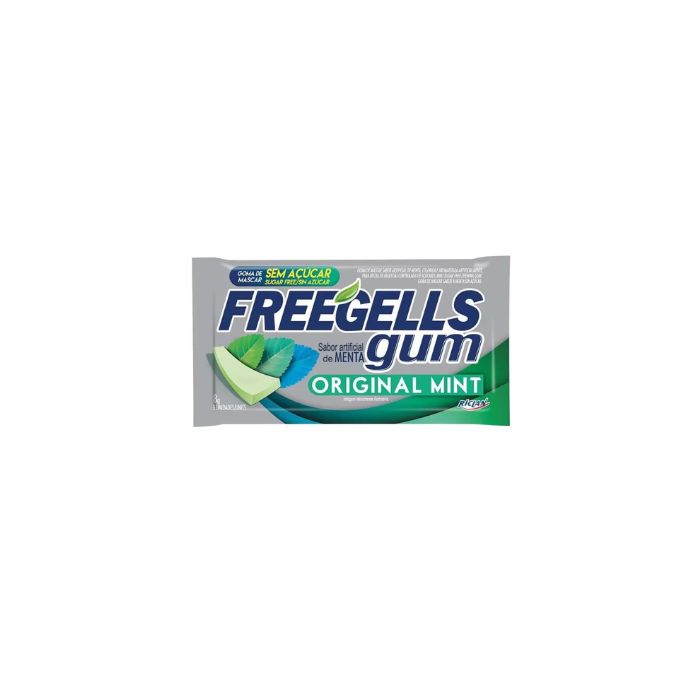 CHICLE FREEGELLS GUM ORIG MINT S/ACUC 8G
