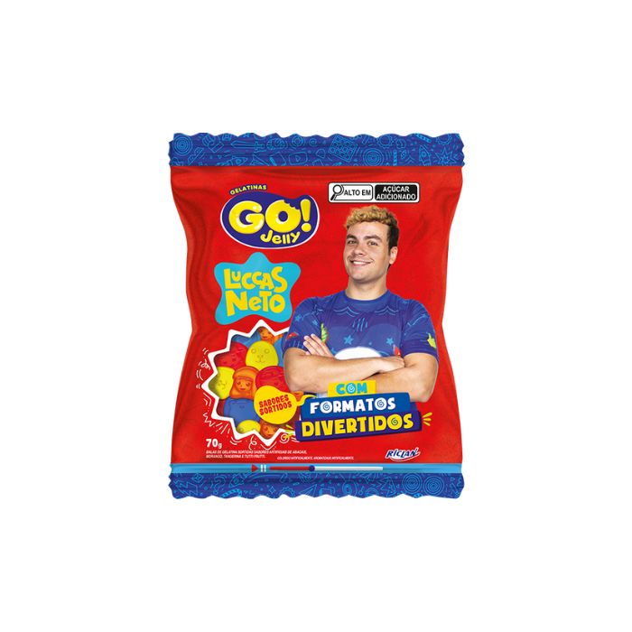 BALA GELATINA GO JELLY L NETO SORT 70GR