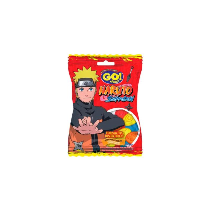 BALA GELATINA GO JELLY NARUTO SORT 70GR