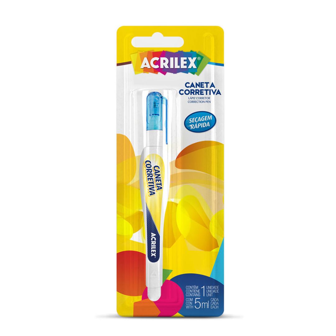 CANETA CORRETIVA ACRILEX 7 ML