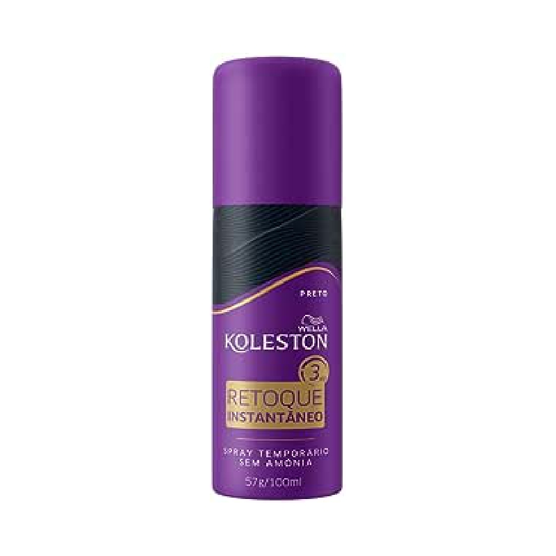 TINTA CABELO KOLESTON RETOQUE INSTANTANEO PRETO 57G
