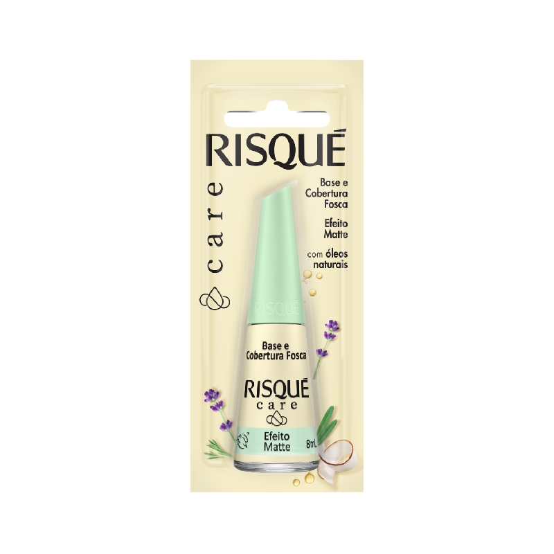 ESMALTE RISQUE BASE E COBERTURA FOSCA BL 8ML
