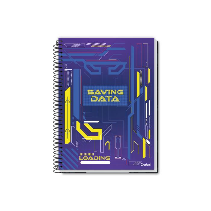 CADERNO CREDEAL CAPA DURA UNIVERSITARIO MY COLLECTION MASCULINA 01 MATERIA 80 FOLHAS