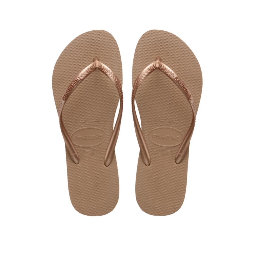SANDALIA HAVAIANA SLIM FC ROSE GOLD 33/34