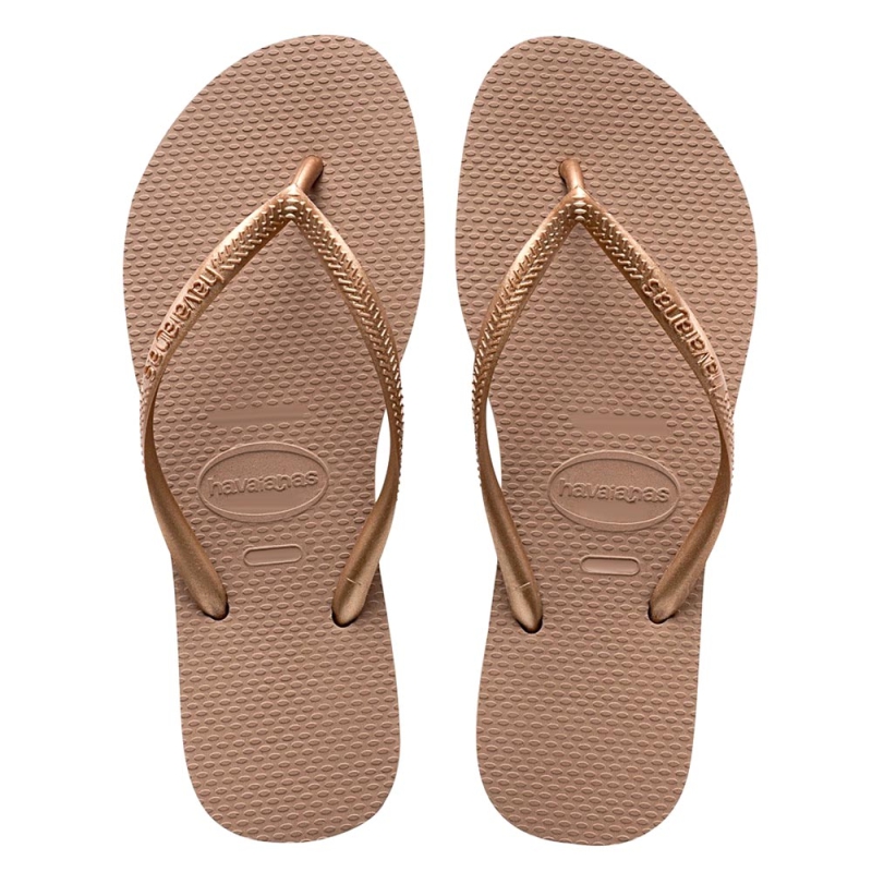 SANDALIA HAVAIANA SLIM FC ROSE GOLD 37/38 