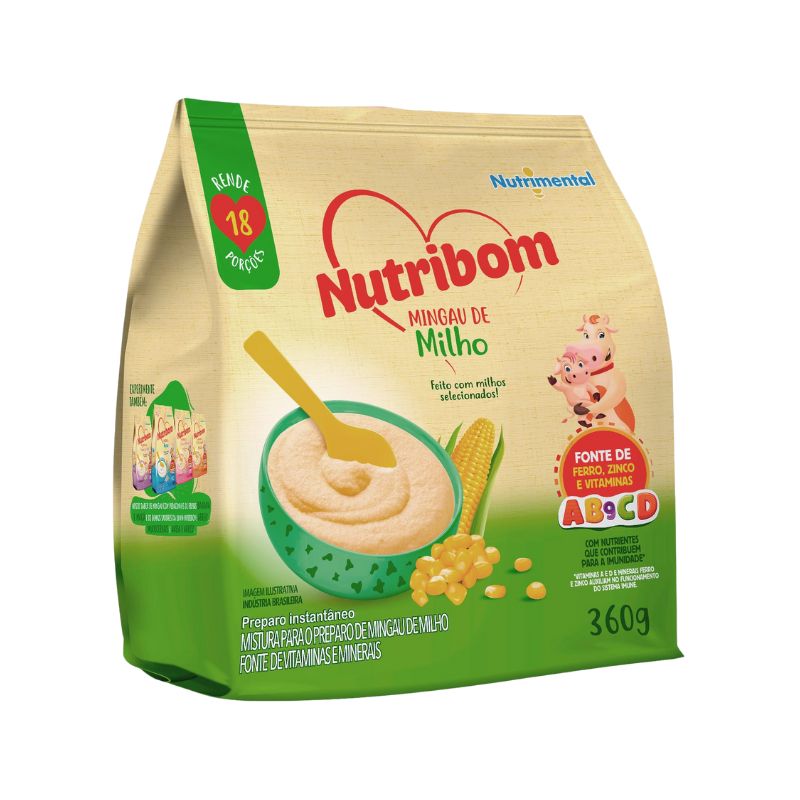 MINGAU NUTRIBOM MILHO SACHE 360GR