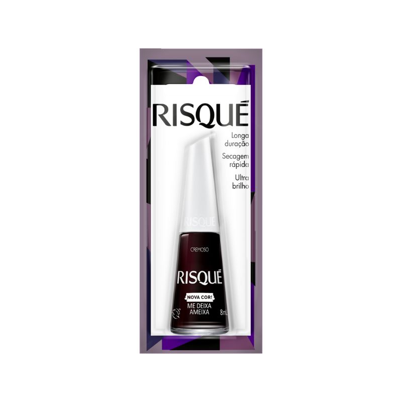 ESMALTE CREMOSO ME DEIXA AMEIXA RISQUÉ BLISTER 8ML