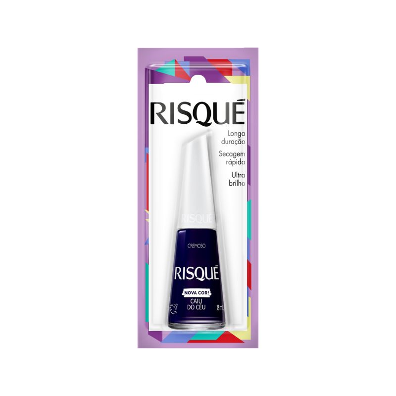 ESMALTE CREMOSO CAIU DO CÉU RISQUÉ BLISTER 8ML