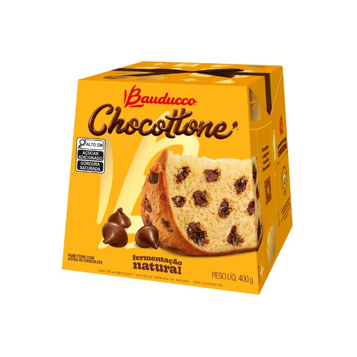 PANETTONE BAUDUCCO CHOCOTTONE GOTAS 400GR