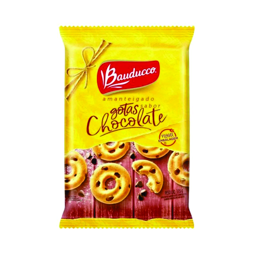 BISCOITO BAUDUCCO LEITE C/GOTAS 335G