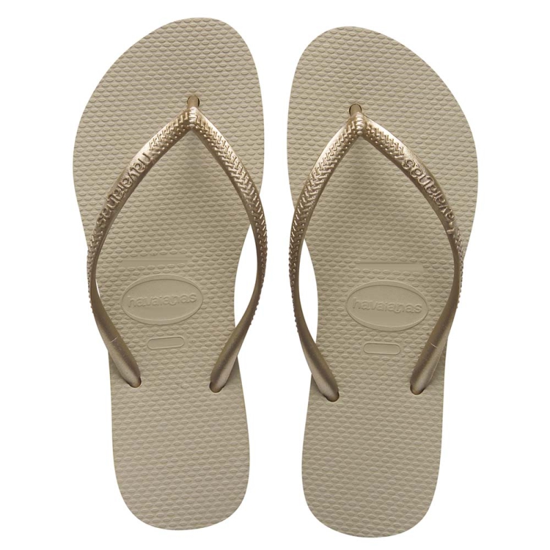 SANDALIA HAVAIANA COLOR MIX AREIA/DOURADO 39/40 